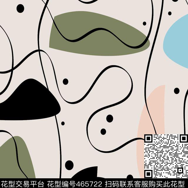 简洁块面线条传统印花华亿平台下载（图片编号: 465722） - 瓦栏（Walan）