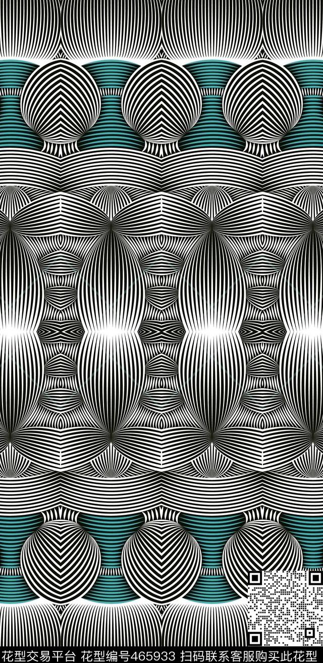 条纹撞色现代印花数码印花华亿平台下载（图片编号: 465933） - 瓦栏（Walan）