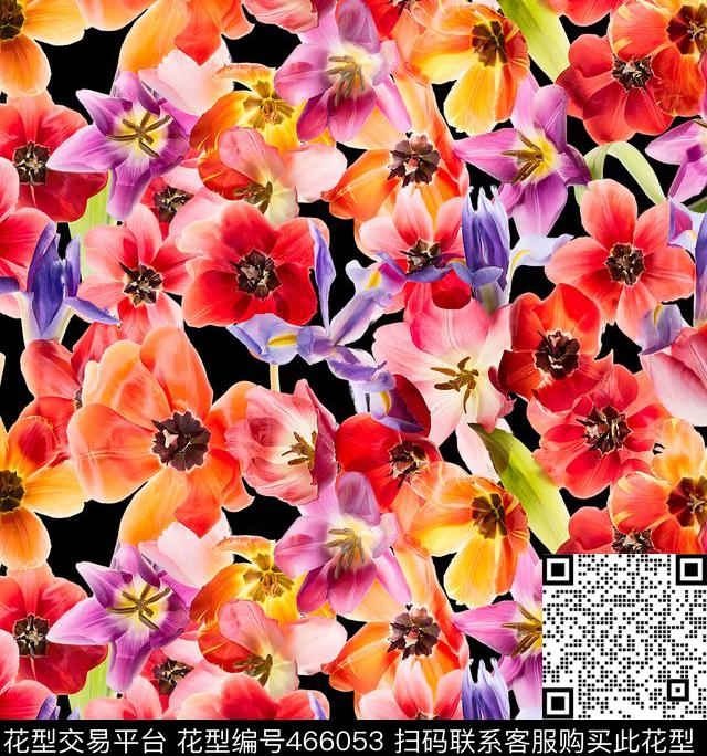 服装花卉时尚数码印花华亿平台下载（图片编号: 466053） - 瓦栏（Walan）