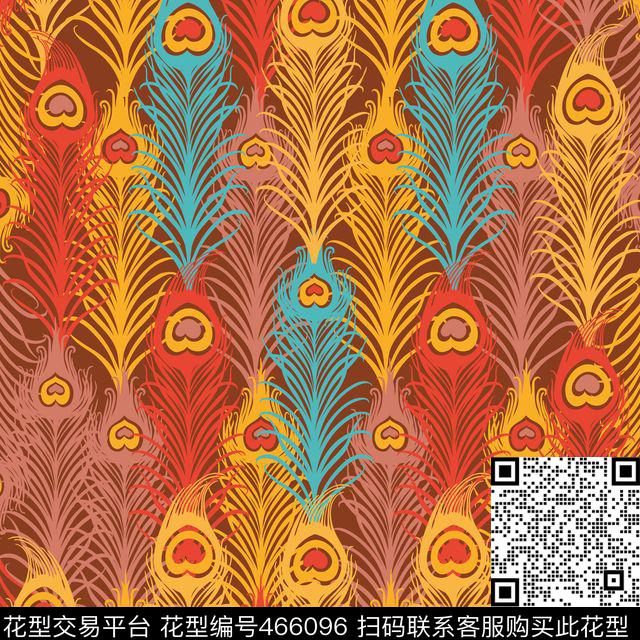 抽象图案服装图案家纺图案传统印花华亿平台下载（图片编号: 466096） - 瓦栏（Walan）