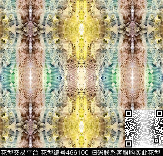抽象图案服装图案家纺图案数码印花华亿平台下载（图片编号: 466100） - 瓦栏（Walan）