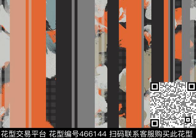 潮流复古男装华亿平台数码印花华亿平台下载（图片编号: 466144） - 瓦栏（Walan）