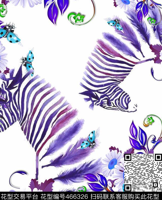 大牌花卉女装数码印花华亿平台下载（图片编号: 466326） - 瓦栏（Walan）