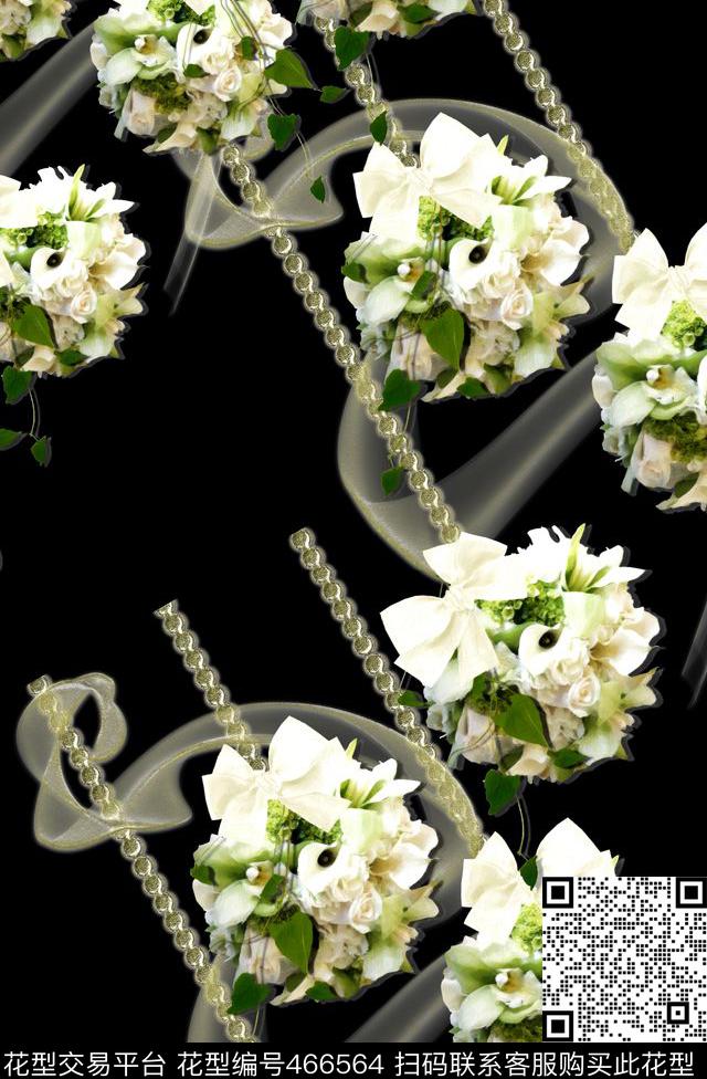 服装花卉时尚传统印花华亿平台下载（图片编号: 466564） - 瓦栏（Walan）