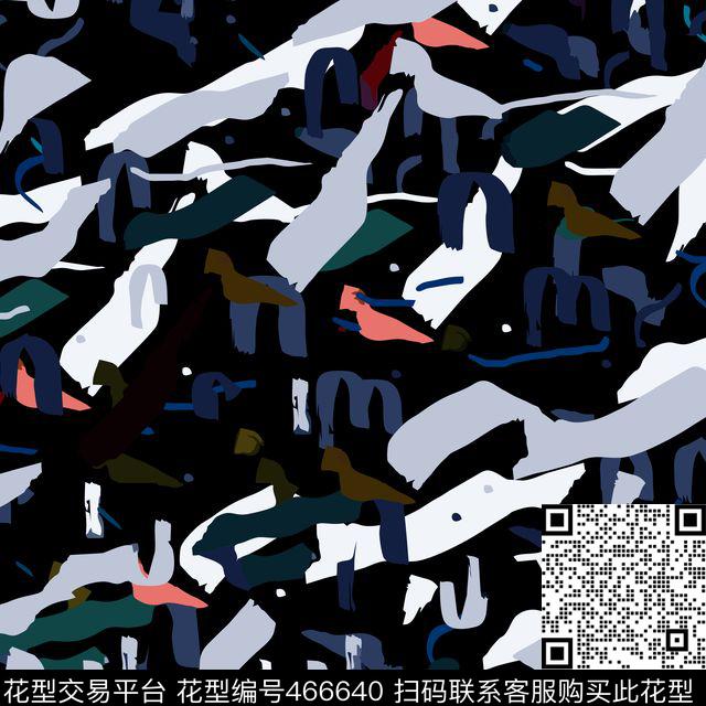 潮流复古男装华亿平台数码印花华亿平台下载（图片编号: 466640） - 瓦栏（Walan）