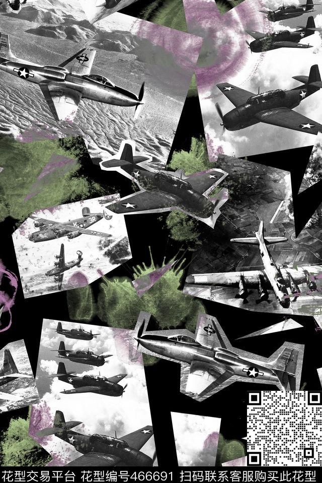 军事男装迷彩数码印花华亿平台下载（图片编号: 466691） - 瓦栏（Walan）