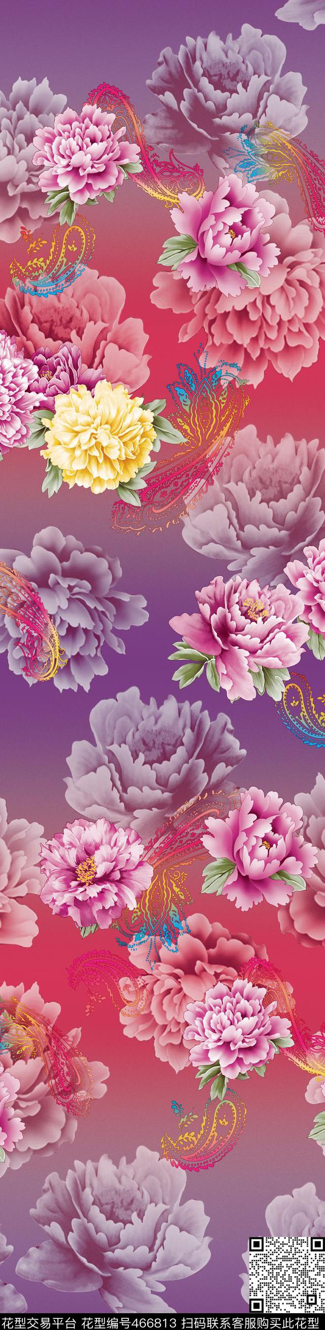 时尚窗帘华亿平台家纺华亿平台流行窗帘华亿平台传统印花华亿平台下载（图片编号: 466813） - 瓦栏（Walan）