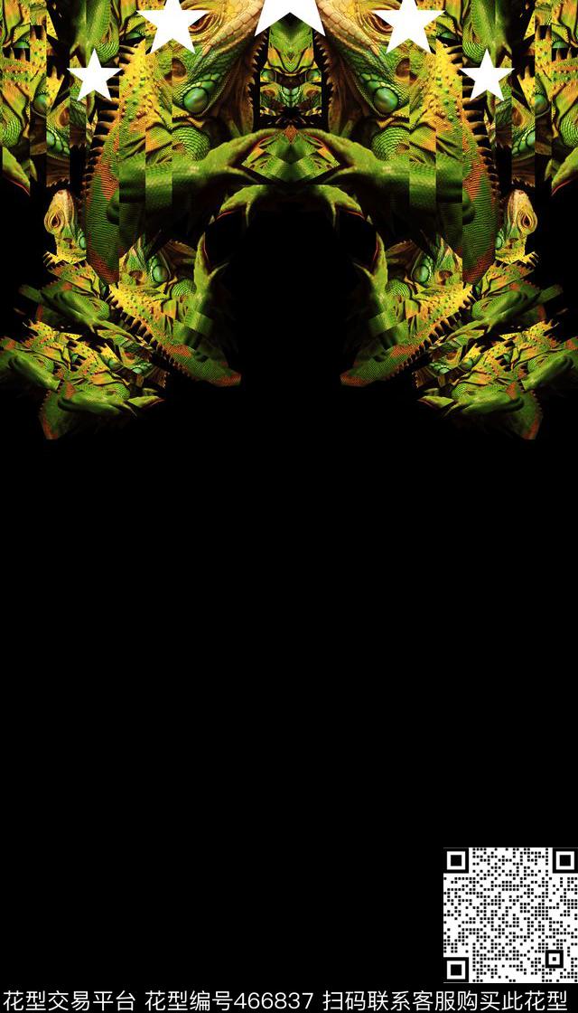 潮流复古男装华亿平台数码印花华亿平台下载（图片编号: 466837） - 瓦栏（Walan）