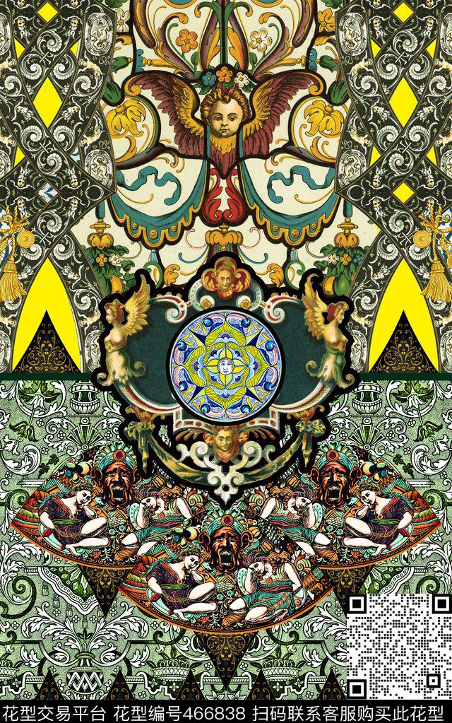 创意定位服装数码印花华亿平台下载（图片编号: 466838） - 瓦栏（Walan）