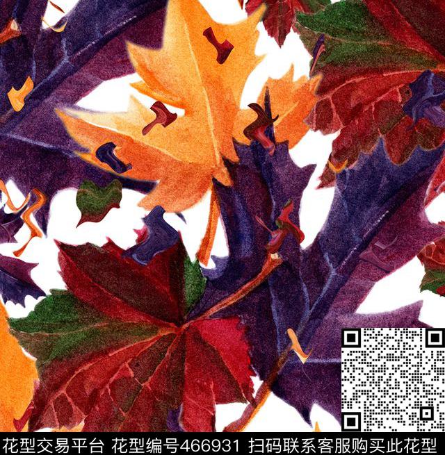枫叶落叶迷彩数码印花华亿平台下载（图片编号: 466931） - 瓦栏（Walan）