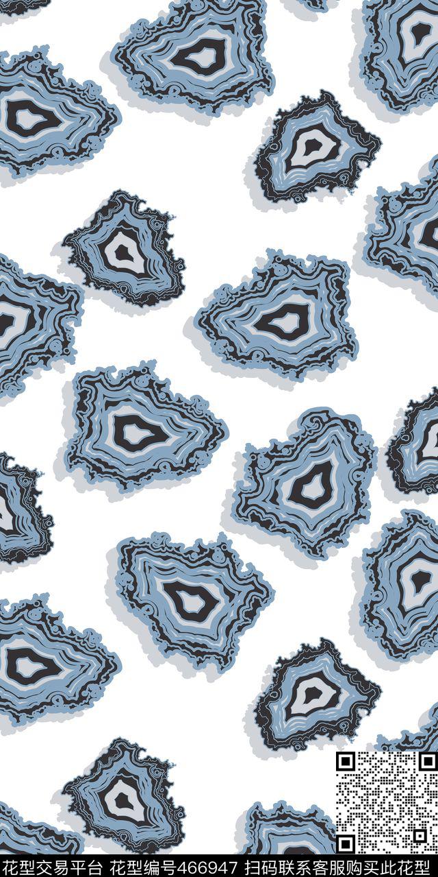 清新石头肌理大理石纹理传统印花华亿平台下载（图片编号: 466947） - 瓦栏（Walan）