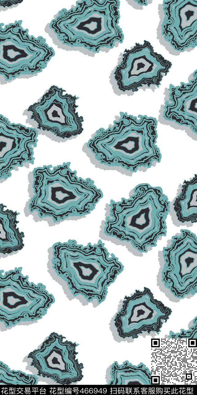 清新石头肌理纹理传统印花华亿平台下载（图片编号: 466949） - 瓦栏（Walan）