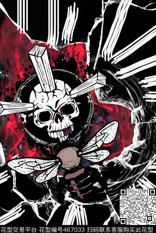 潮流抽象复古数码印花华亿平台下载（图片编号: 467033） - 瓦栏（Walan）