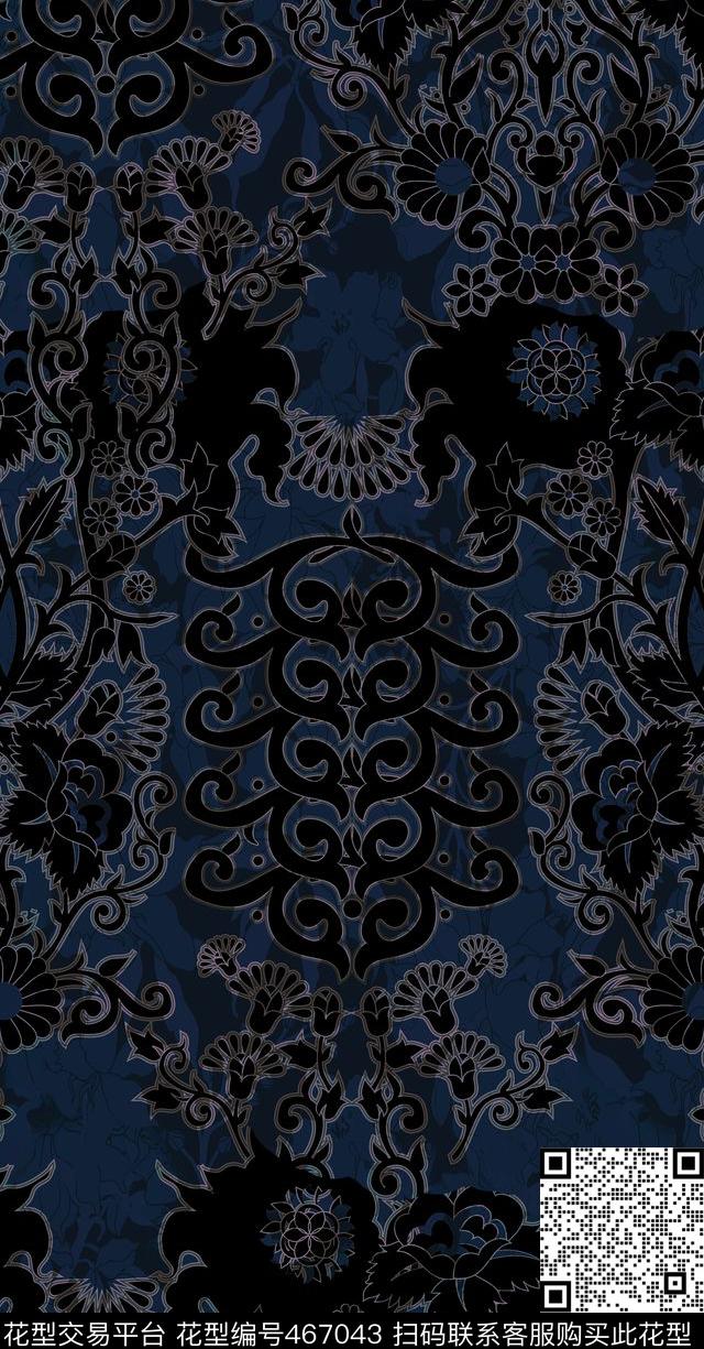 ETRO潮流大衣华亿平台传统印花华亿平台下载（图片编号: 467043） - 瓦栏（Walan）