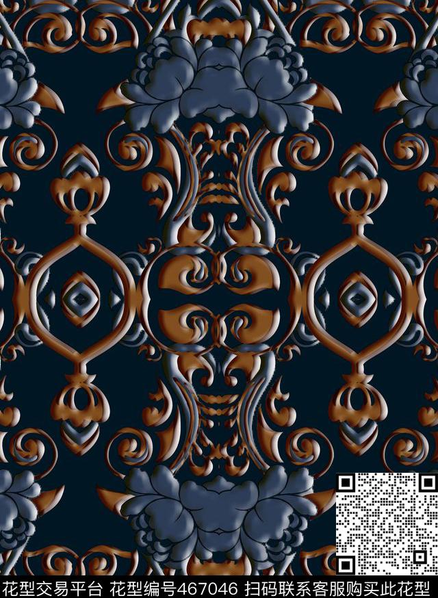 ETRO潮流复古数码印花华亿平台下载（图片编号: 467046） - 瓦栏（Walan）