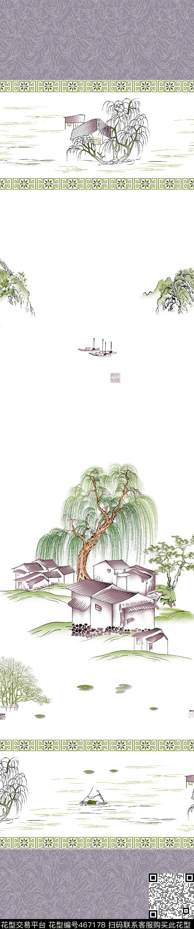 时尚窗帘华亿平台家纺华亿平台流行窗帘华亿平台传统印花华亿平台下载（图片编号: 467178） - 瓦栏（Walan）