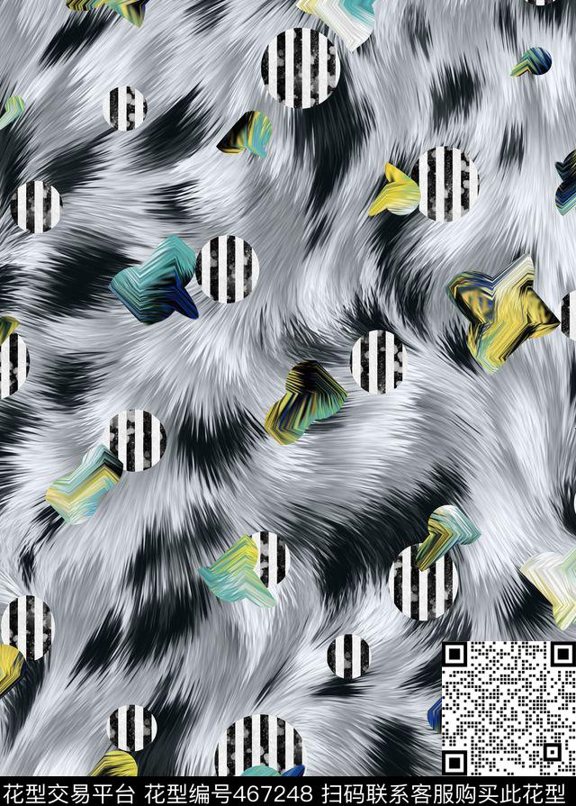 自然动物纹肌理数码印花华亿平台下载（图片编号: 467248） - 瓦栏（Walan）