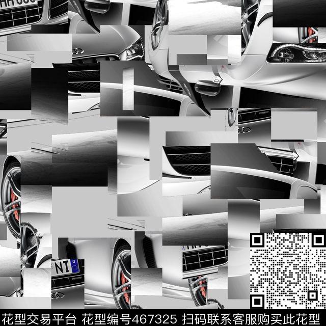 复古夹克华亿平台解构主义数码印花华亿平台下载（图片编号: 467325） - 瓦栏（Walan）