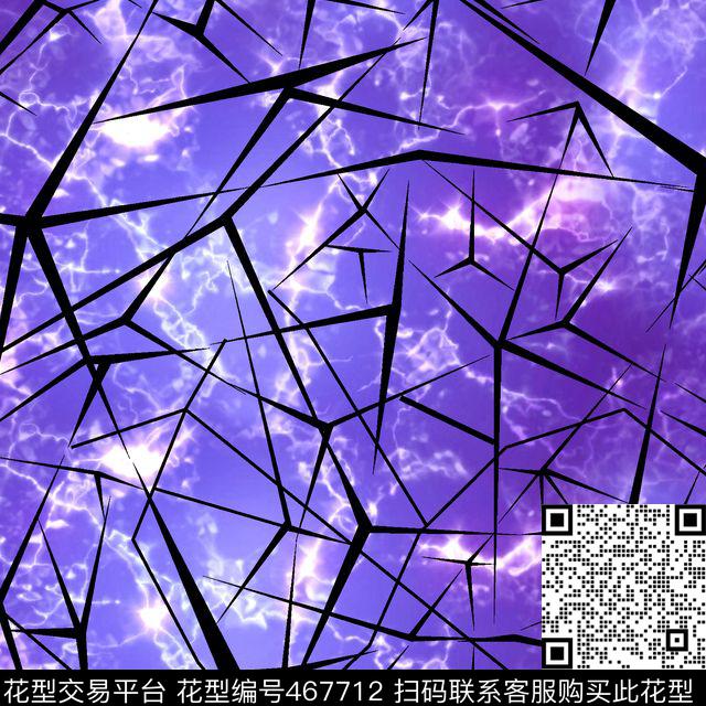 几何拼接三角几何云彩天空数码印花华亿平台下载（图片编号: 467712） - 瓦栏（Walan）