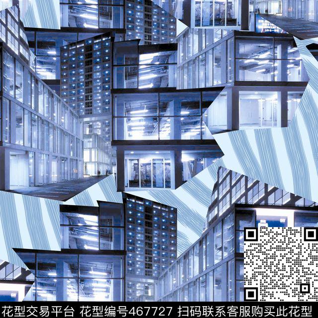 复古建筑风景数码印花华亿平台下载（图片编号: 467727） - 瓦栏（Walan）