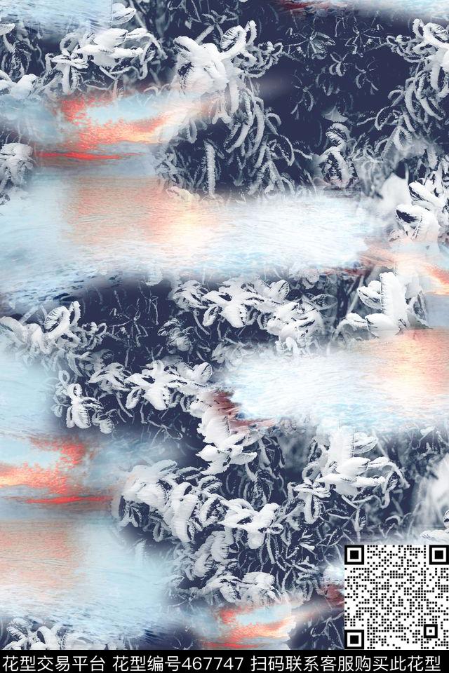 白云潮流风景数码印花华亿平台下载（图片编号: 467747） - 瓦栏（Walan）