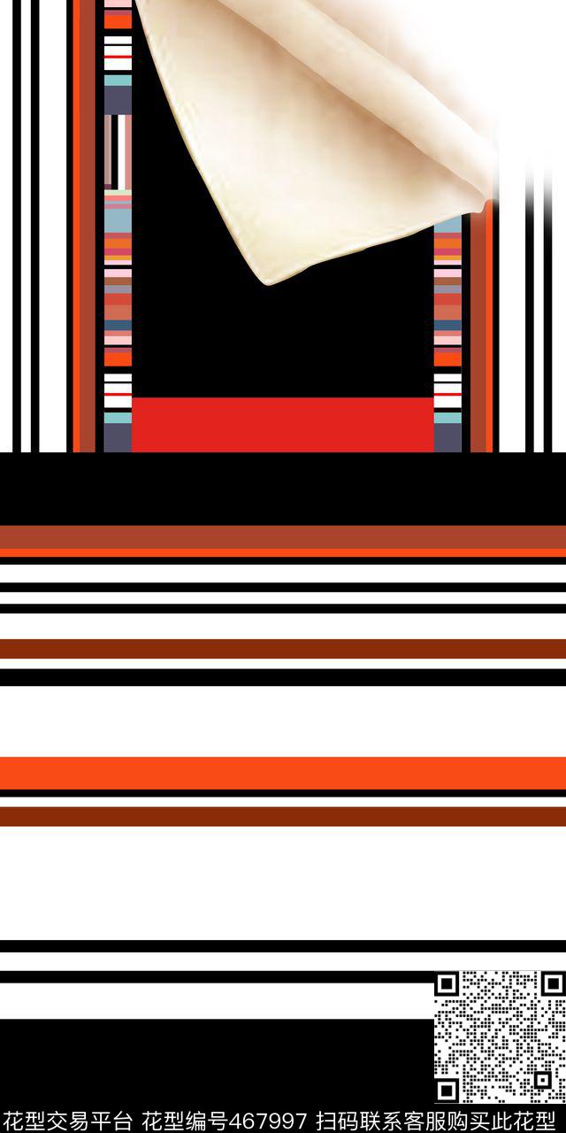 大牌时尚条子定位华亿平台女装定位数码印花华亿平台下载（图片编号: 467997） - 瓦栏（Walan）