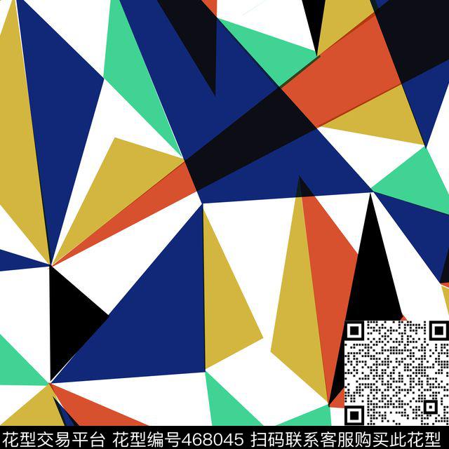carven抽象几何传统印花华亿平台下载（图片编号: 468045） - 瓦栏（Walan）