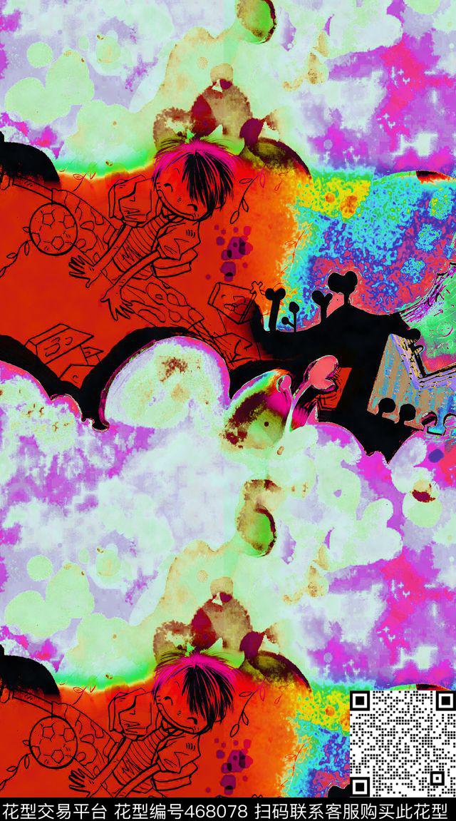 古怪搞怪奇异数码印花华亿平台下载（图片编号: 468078） - 瓦栏（Walan）