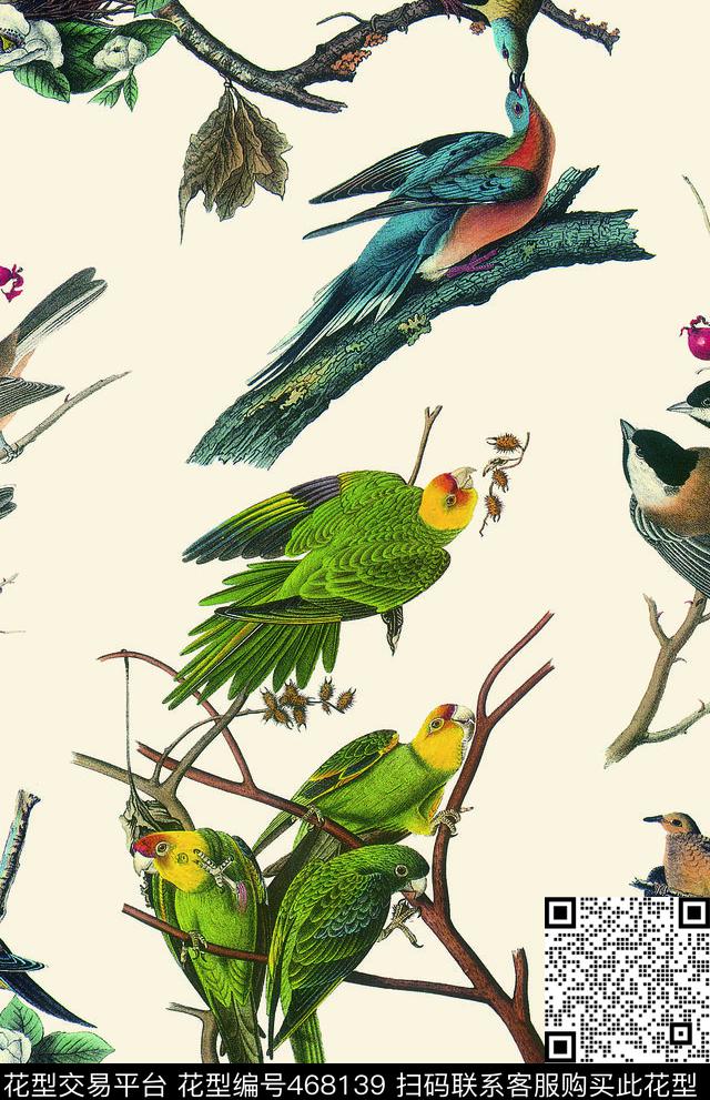 动物高清素材花鸟传统印花华亿平台下载（图片编号: 468139） - 瓦栏（Walan）