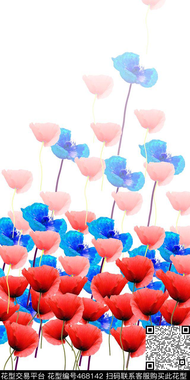 长裙丝绸女士数码印花华亿平台下载（图片编号: 468142） - 瓦栏（Walan）