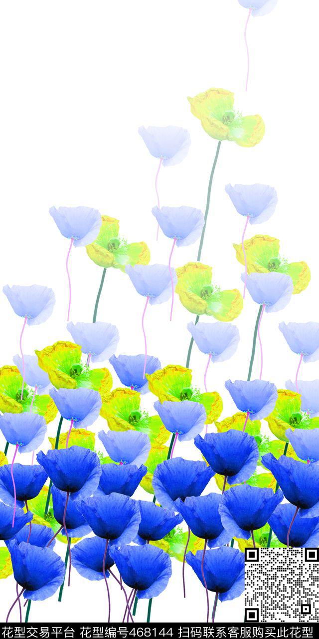 长裙丝绸女士数码印花华亿平台下载（图片编号: 468144） - 瓦栏（Walan）