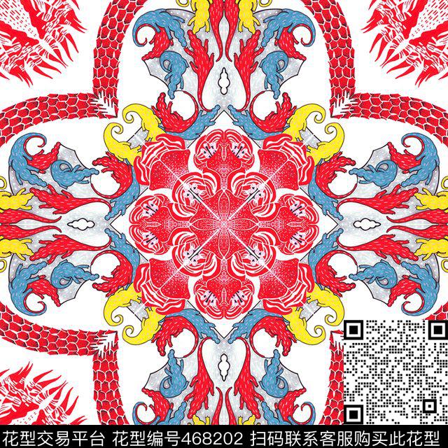 欧式花纹宫廷风数码印花华亿平台下载（图片编号: 468202） - 瓦栏（Walan）