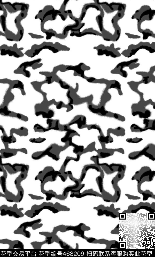 neilbarret毛感迷彩传统印花华亿平台下载（图片编号: 468209） - 瓦栏（Walan）