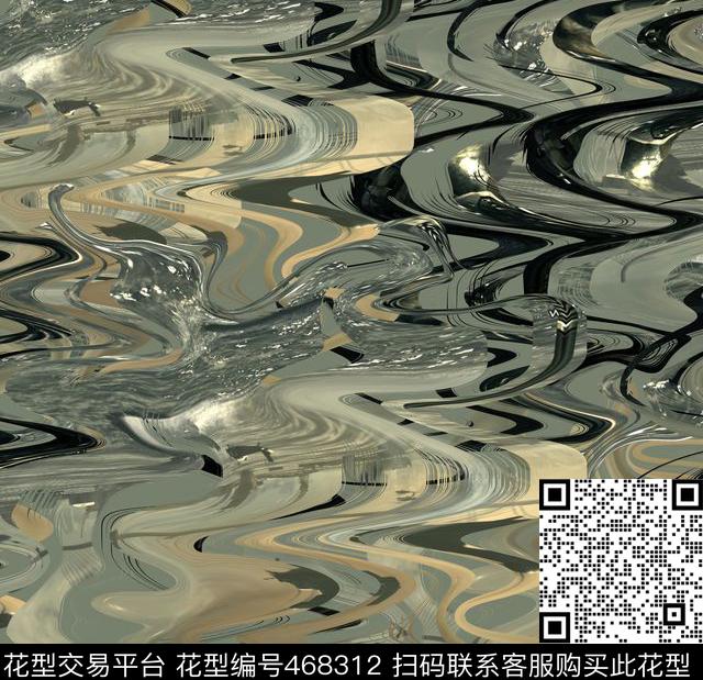 潮流抽象夹克华亿平台数码印花华亿平台下载（图片编号: 468312） - 瓦栏（Walan）