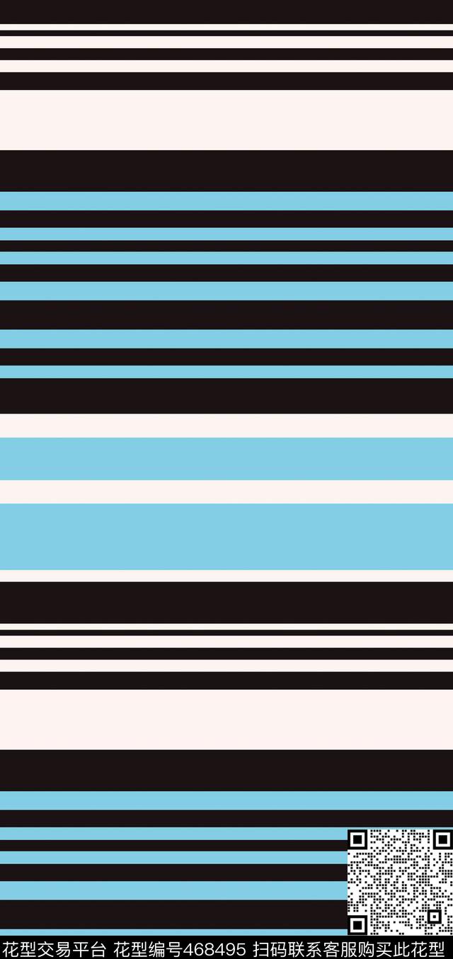 几何条纹彩色条纹大小条纹传统印花华亿平台下载（图片编号: 468495） - 瓦栏（Walan）