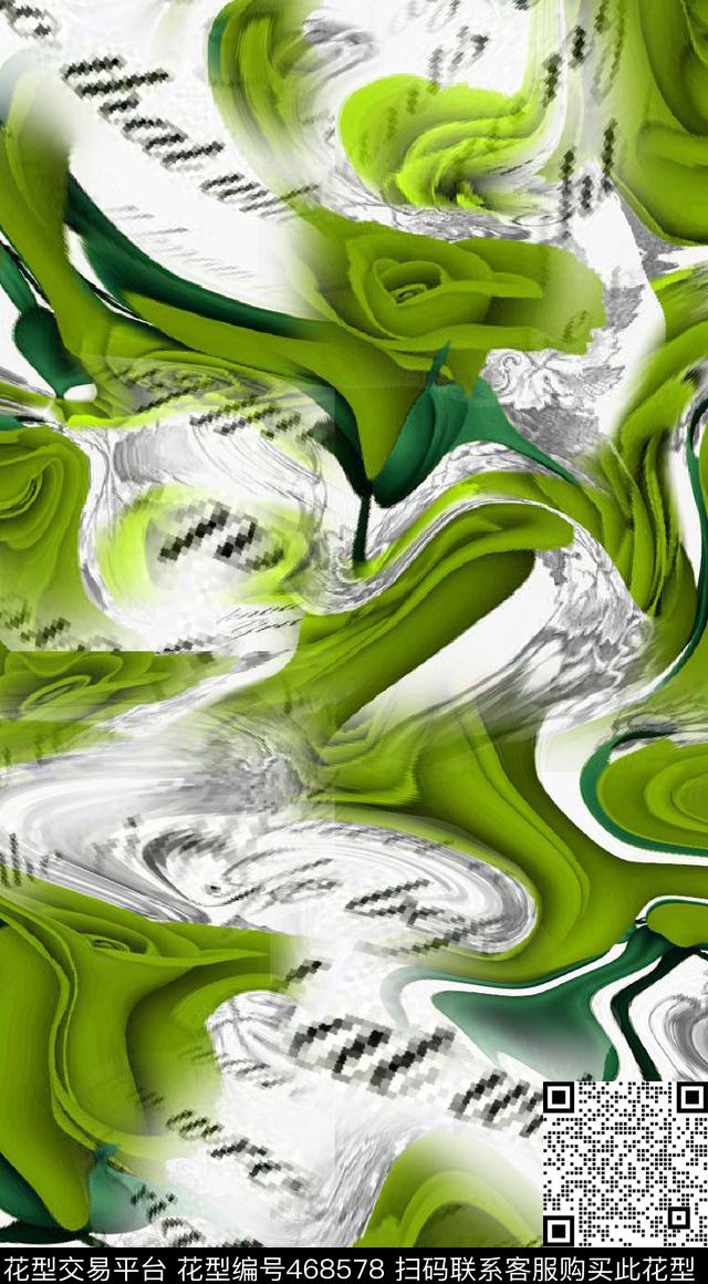 抽象服装数码数码印花华亿平台下载（图片编号: 468578） - 瓦栏（Walan）