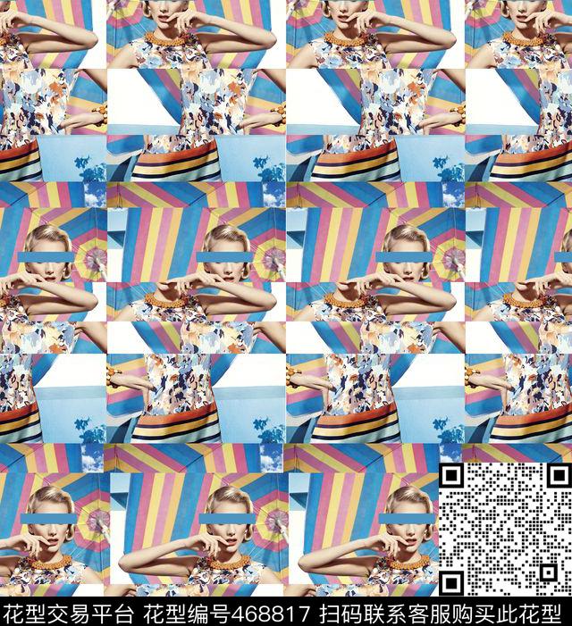 潮流复古男装华亿平台数码印花华亿平台下载（图片编号: 468817） - 瓦栏（Walan）