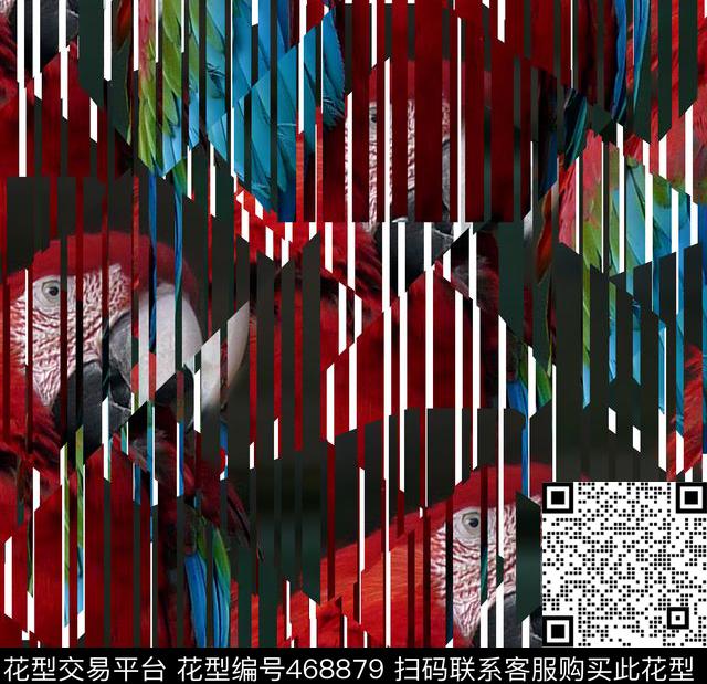 潮流春夏华亿平台复古数码印花华亿平台下载（图片编号: 468879） - 瓦栏（Walan）