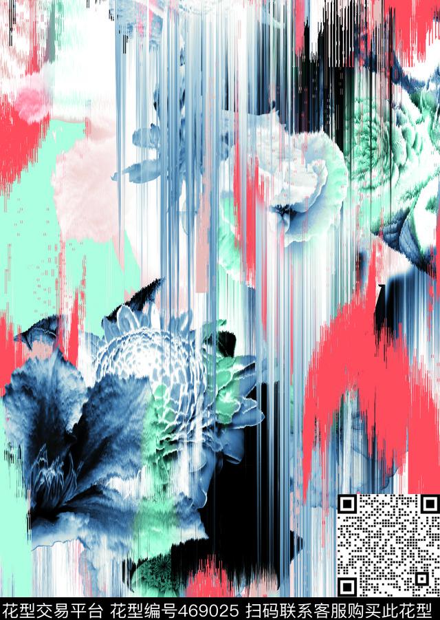 抽象创意设计拉丝数码印花华亿平台下载（图片编号: 469025） - 瓦栏（Walan）