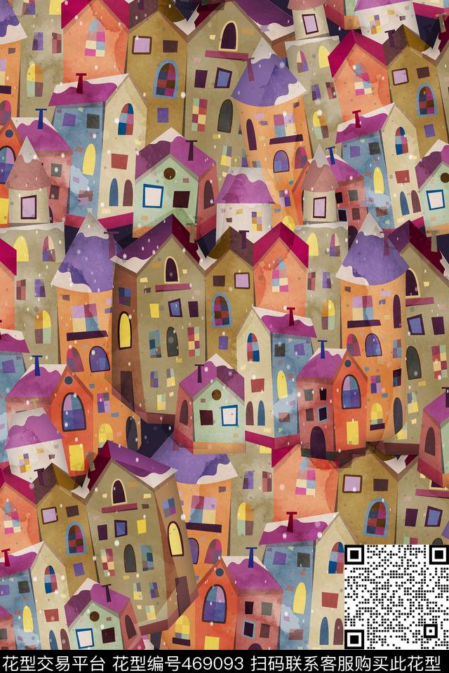 水彩卡通彩绘传统印花华亿平台下载（图片编号: 469093） - 瓦栏（Walan）