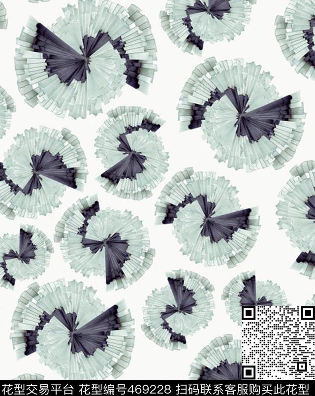 花卉拼接折纸数码印花华亿平台下载（图片编号: 469228） - 瓦栏（Walan）