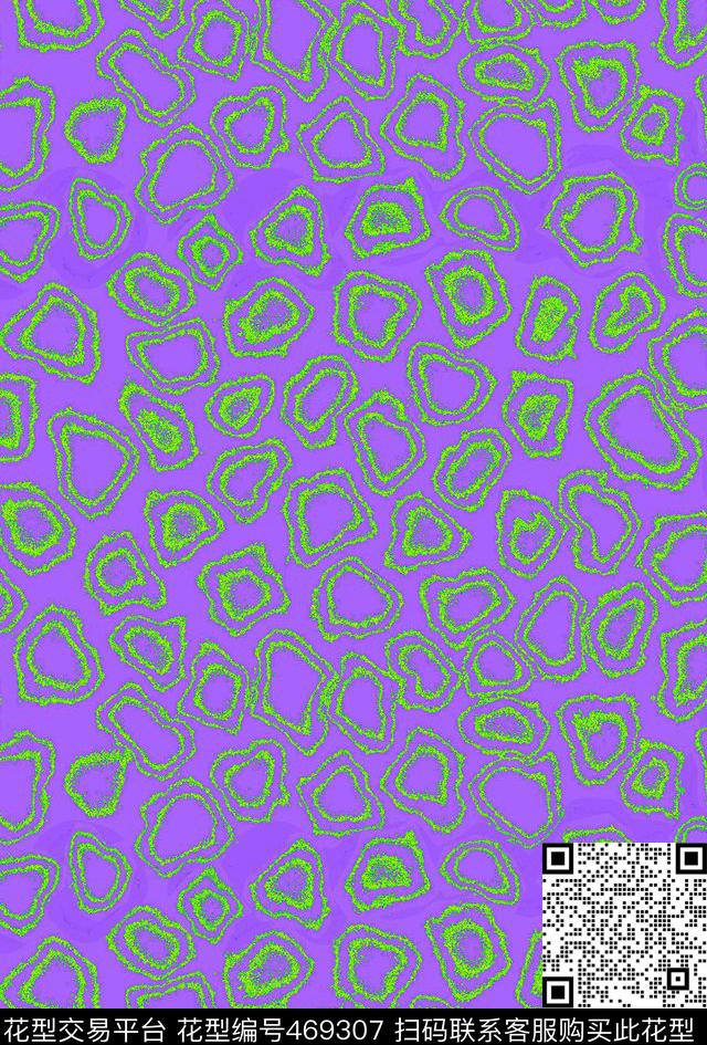 双圈花色不规则几何传统印花华亿平台下载（图片编号: 469307） - 瓦栏（Walan）