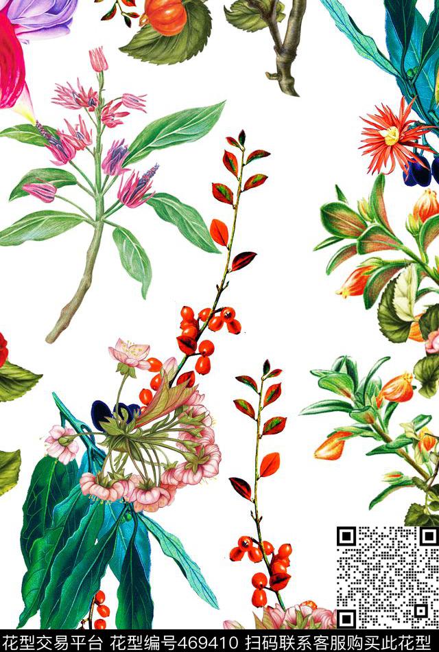 流行时尚MAX-女装植物数码印花华亿平台下载（图片编号: 469410） - 瓦栏（Walan）