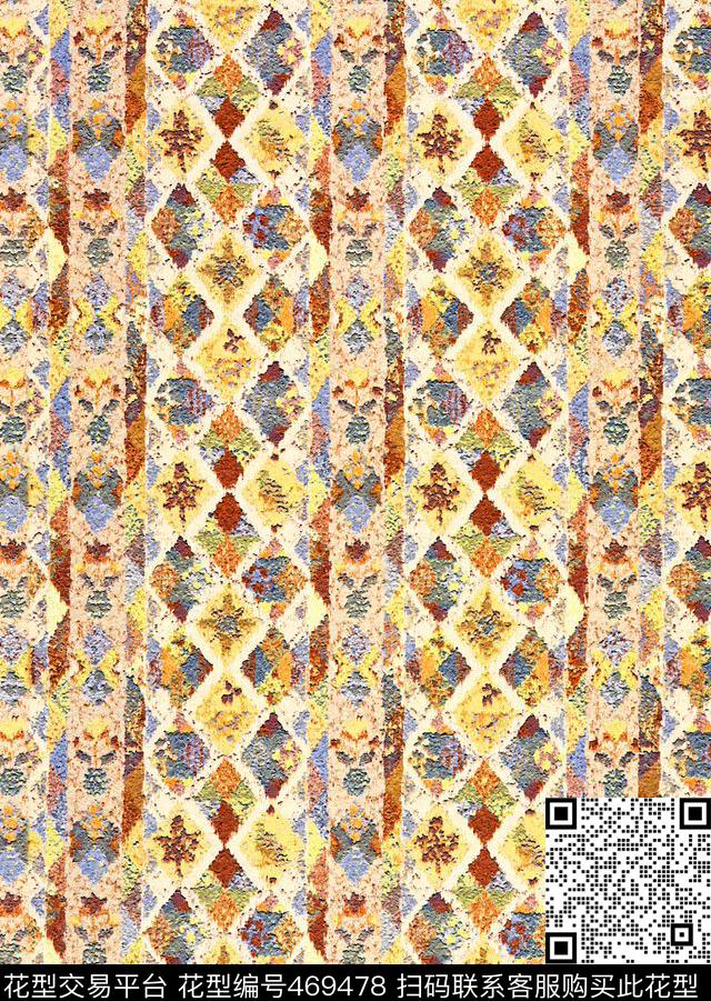 几何潮流大牌针织纹理矢量几何条纹数码印花华亿平台下载（图片编号: 469478） - 瓦栏（Walan）