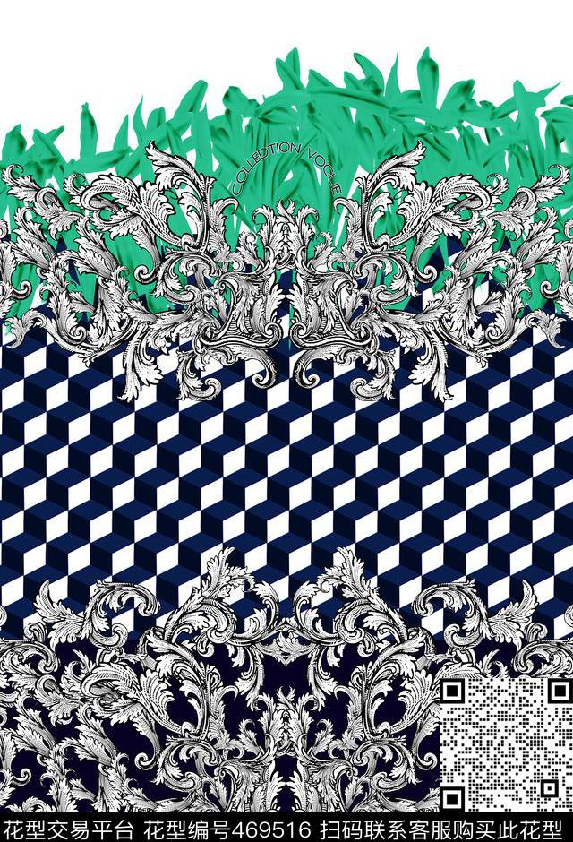 时尚休闲巻花男装定位数码印花华亿平台下载（图片编号: 469516） - 瓦栏（Walan）