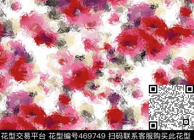 水粉柔雅花卉传统印花华亿平台下载（图片编号: 469749） - 瓦栏（Walan）