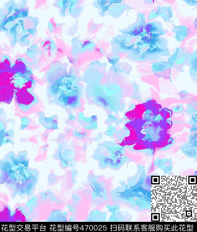 浪漫碎花时尚童装时尚泳装传统印花华亿平台下载（图片编号: 470025） - 瓦栏（Walan）