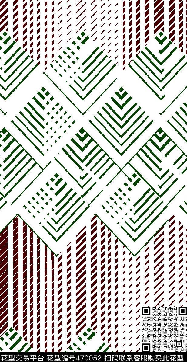 几何几何拼贴渐变传统印花华亿平台下载（图片编号: 470052） - 瓦栏（Walan）