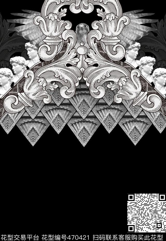 男装T恤卫衣欧式印花时尚定位数码印花华亿平台下载（图片编号: 470421） - 瓦栏（Walan）