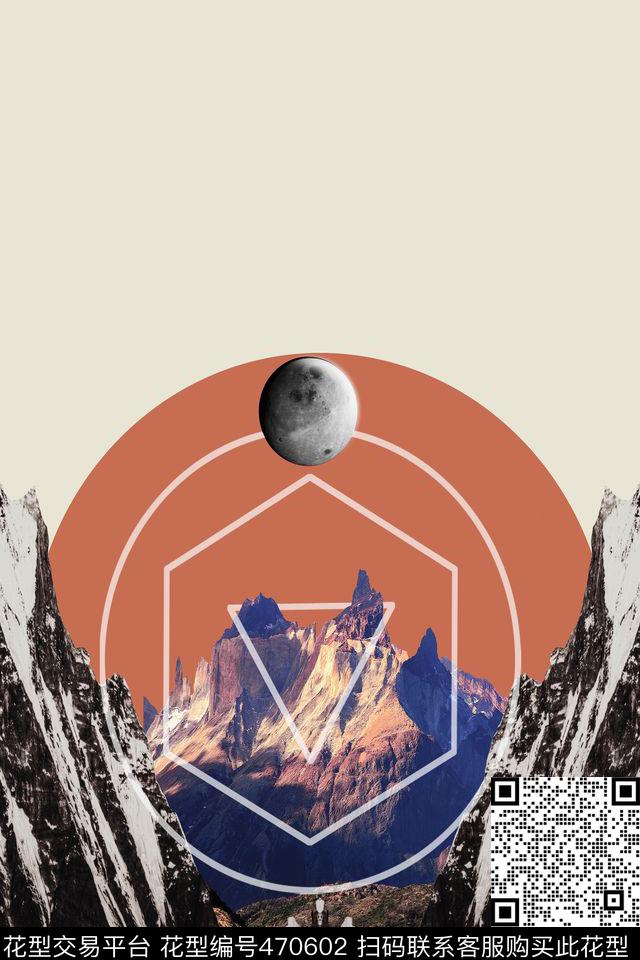 t恤华亿平台潮流风景数码印花华亿平台下载（图片编号: 470602） - 瓦栏（Walan）